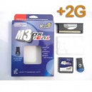 Carte M3 Real DS (+2G) Avec      * lecteur USB de carte mémoire microSD      * logiciel M3 DS à télécharger sur le site ... URL 